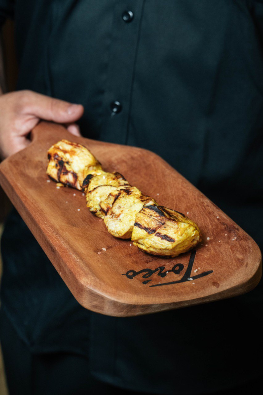 Brochettes de poulet royale