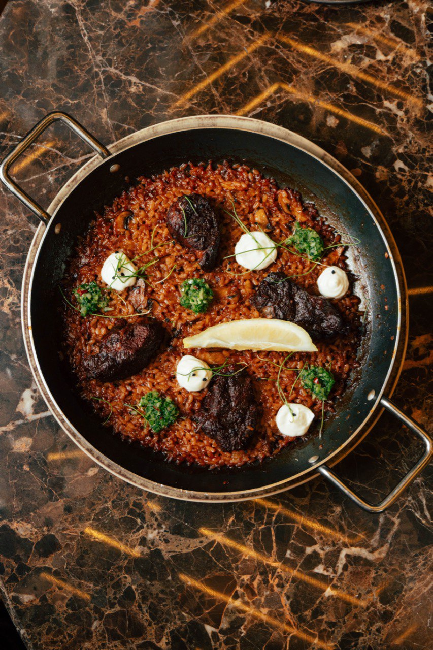 Riz au four au jarret de bœuf