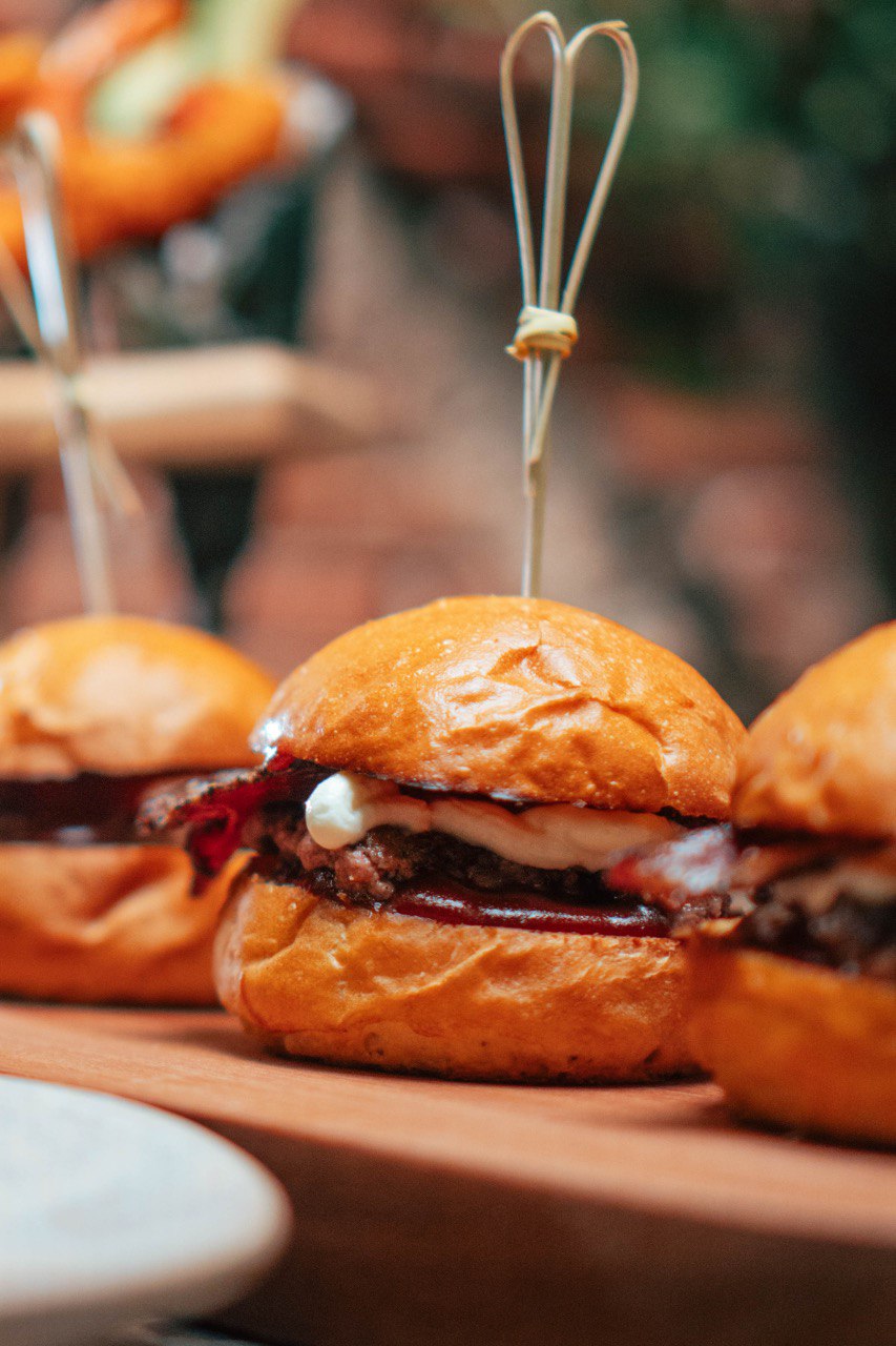 Trio de mini burger au bœuf